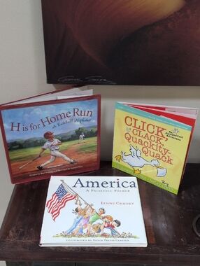 Cronin, Herzog, Cheney Children's Literature Set of 3 Alphabet Hardback Books